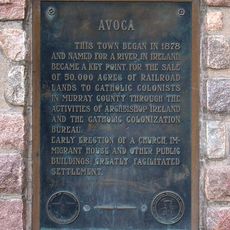 Avoca Historical Marker