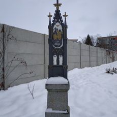 Relief sculpture in Benešov
