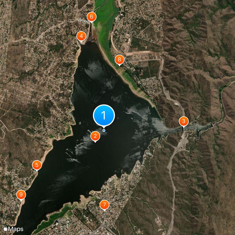 Primero River Map