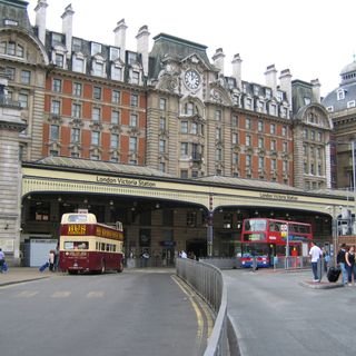 Victoria Railway Station: The Former London Brighton And South Coast Railway Station And Rear Concourse