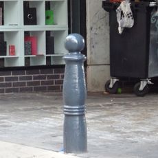 Bollard At West End Of Swan Street