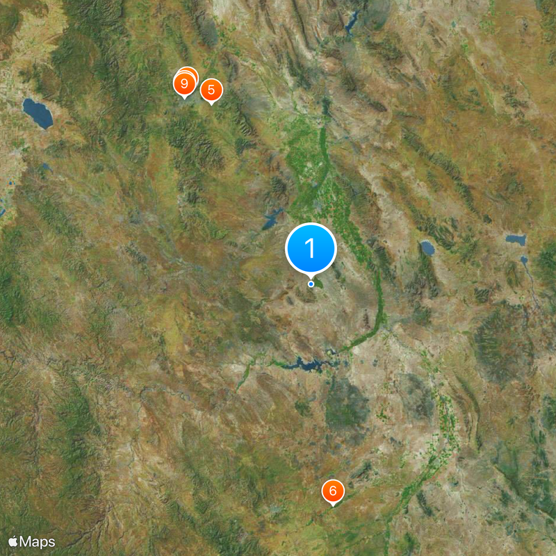 Grotte des Cristaux Carte