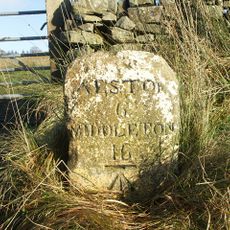 Milestone To East Of Over Lee House