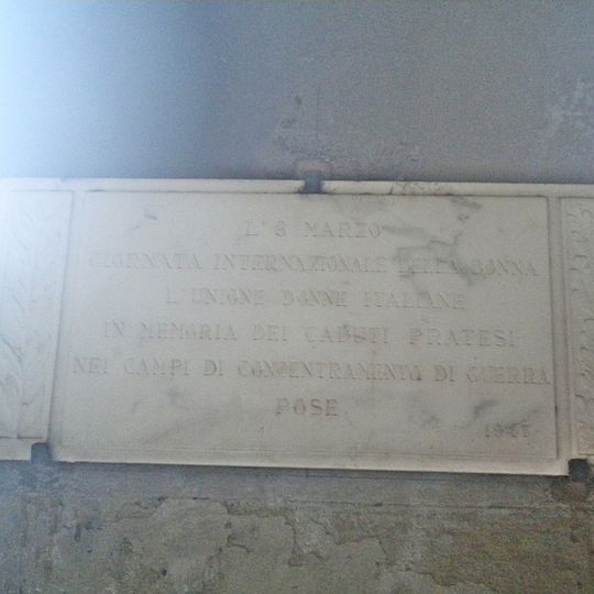 Lapide ai caduti nei campi di concentramento