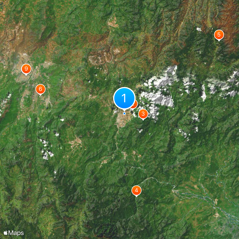 San Cristóbal Karte