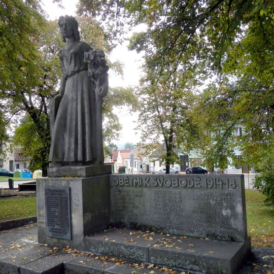 World War I memorial in Bernartice