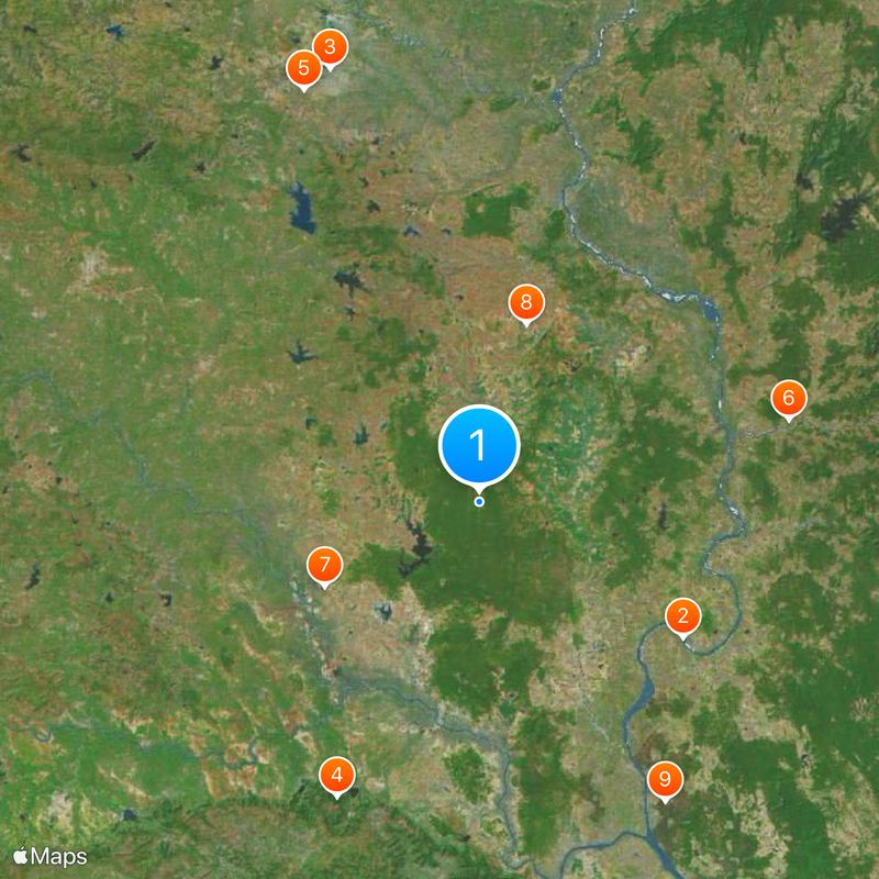 Parc national de Tadoba Carte