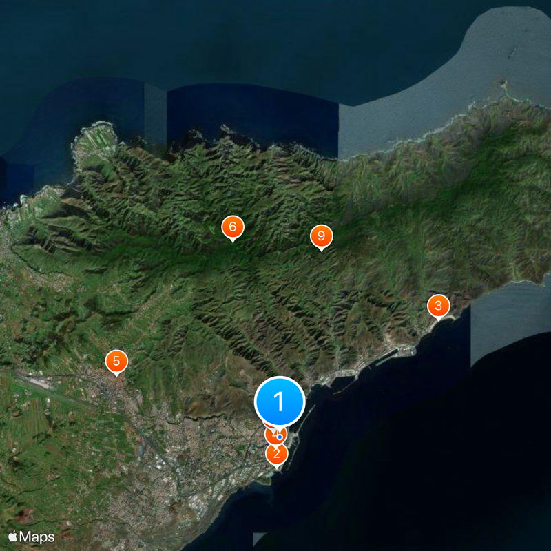 Santa Cruz de Tenerife Kaart