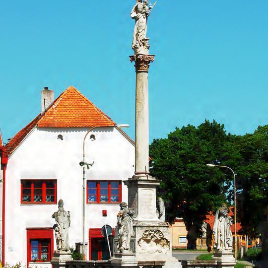 Maria column in Hostěradice