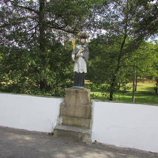 Socha sv. Jana Nepomuckého v Kamenném Malíkově