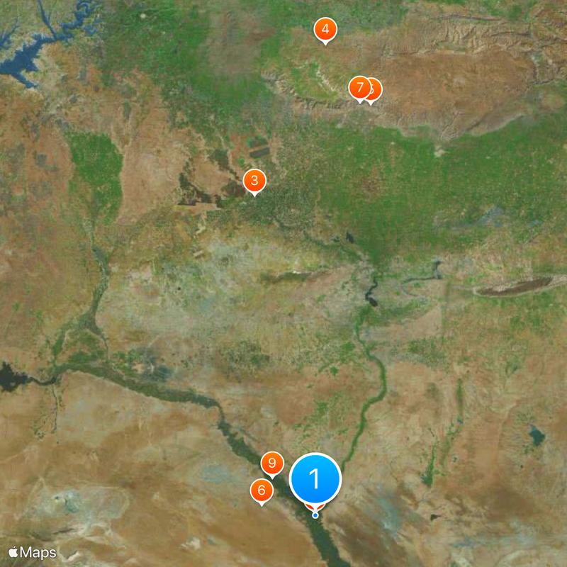 Khabur River Map