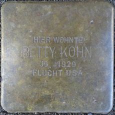 Stolperstein dedicated to Betty Kohn