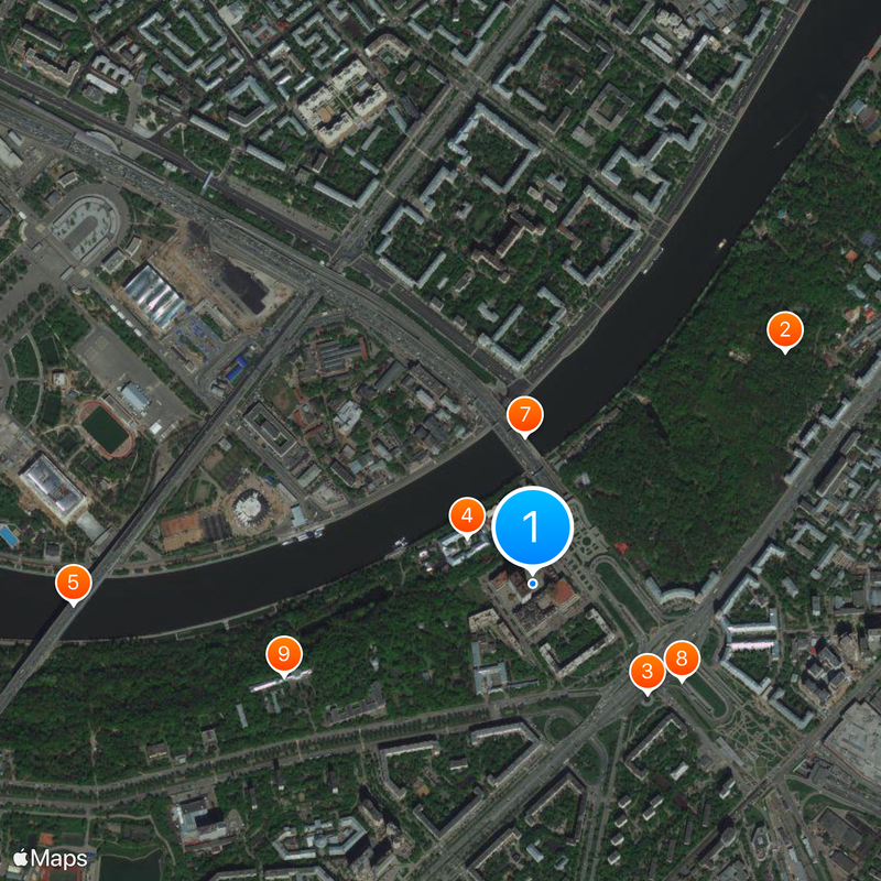 Russian Academy of Sciences Map