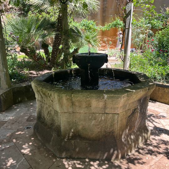 Fountain of the medieval garden