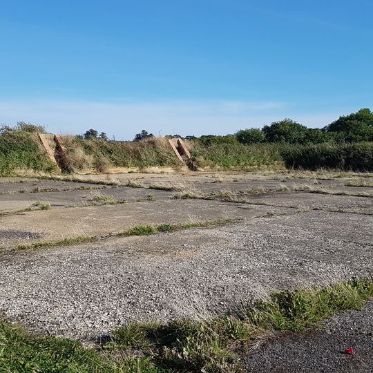 Group of seven World War II fighter pens at the former airfield of RAF Kenley