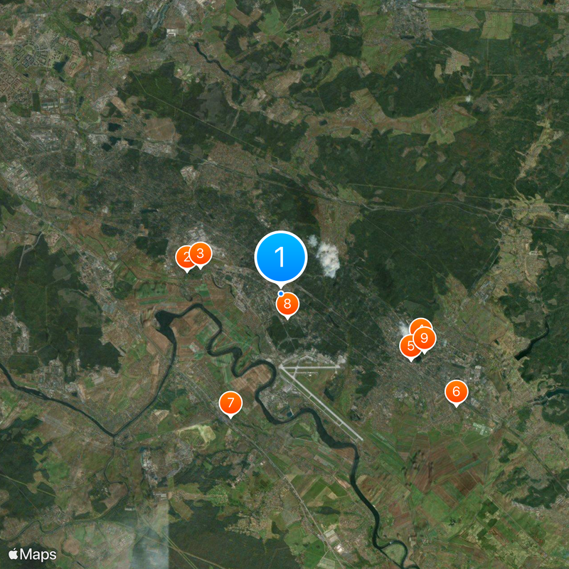 Moscow Aviation Institute Map