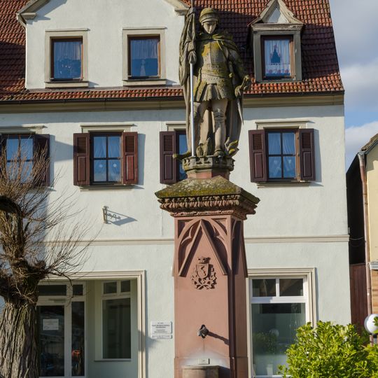 Standbild des heiligen Florian, ehemalige Brunnenfigur