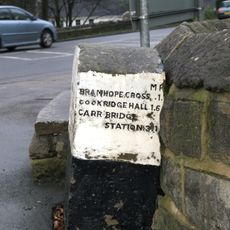 Milepost On East Corner Of Junction With Church Hill At Se 249 434