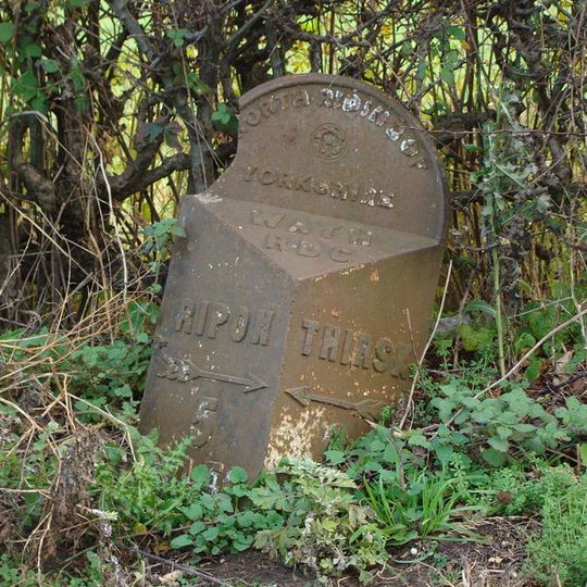 Mile Post Half A Mile South Of Baldersby Village