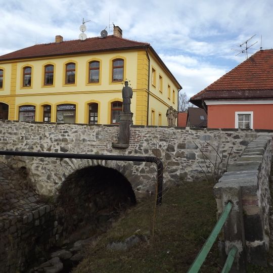 Bridge of Palackého street over the Jalový potok