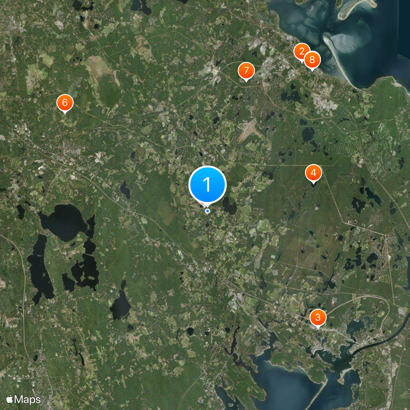 Edaville Railroad Map