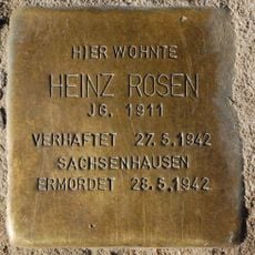 Stolperstein dedicated to Heinz Rosen