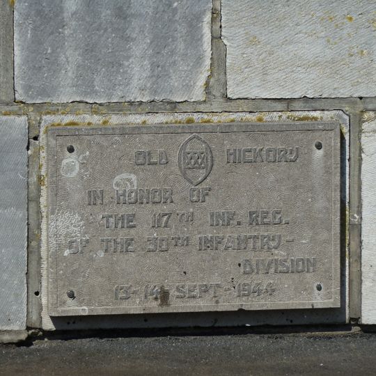 Plaquette voor de ‘Old Hickory’ Divisie