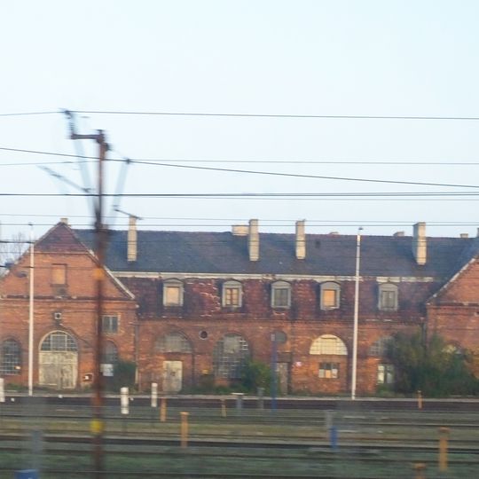 Warsztaty napraw wagonów, ob. warsztaty i magazyny