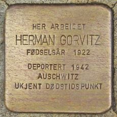 Stolperstein dedicated to Herman Gorvitz