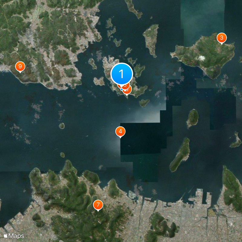 地中美術館 Mapa