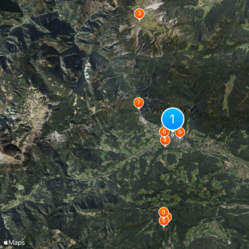 Reichenau an der Rax Mappa