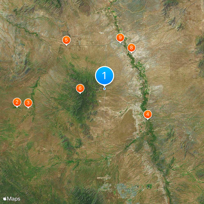 Kartchner Caverns State Park Mapa