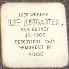 Stolperstein en memoria de Ilse Lustgarten