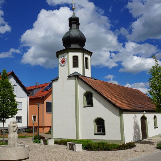 Turm der Filialkirche Hl. Dreifaltigkeit