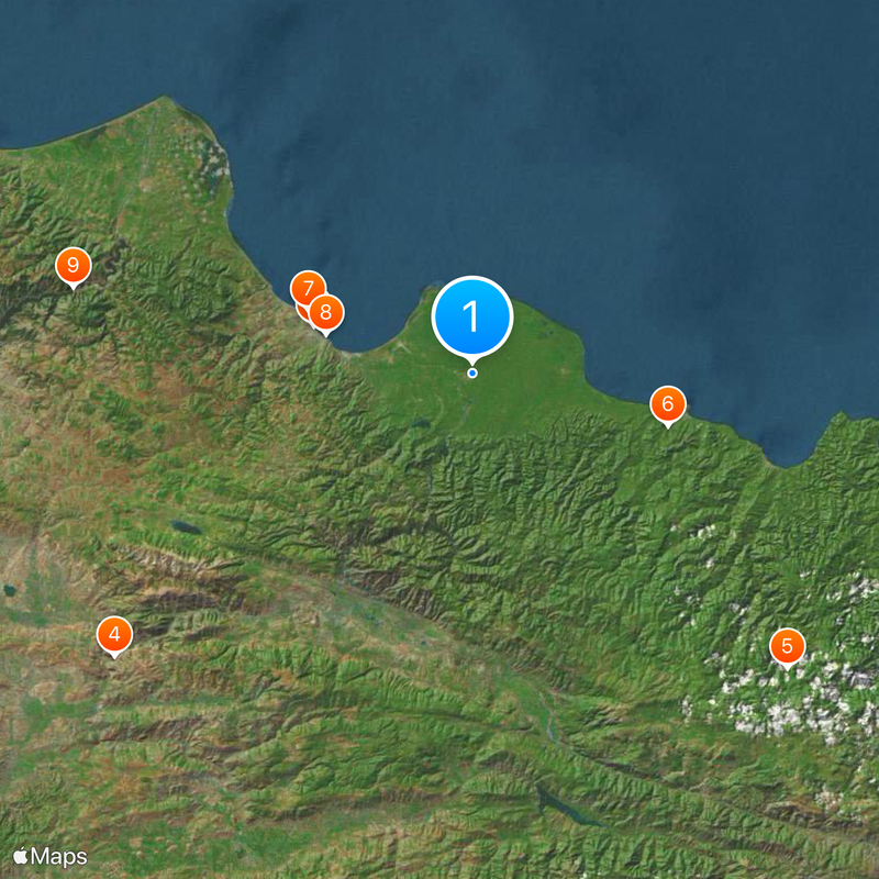 Göğceli Mosque Karte