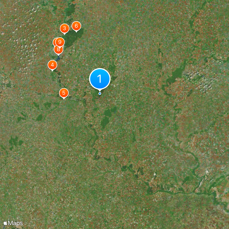 Óblast de Vorónezh Mapa