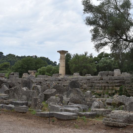 Beeld van Zeus te Olympia