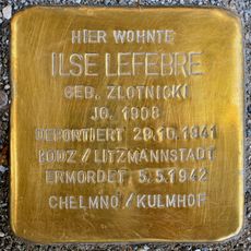 Stolperstein dedicated to Ilse Lefebre