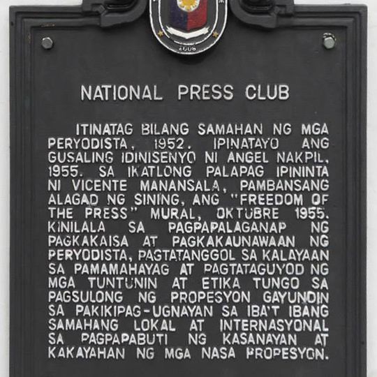 National Press Club historical marker