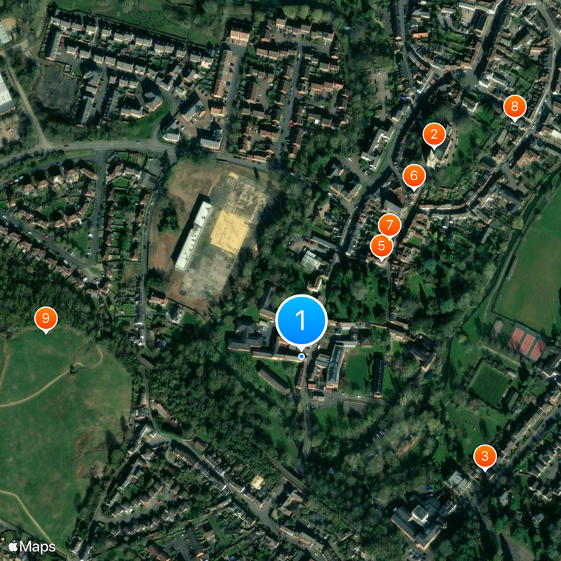 University of Buckingham Map