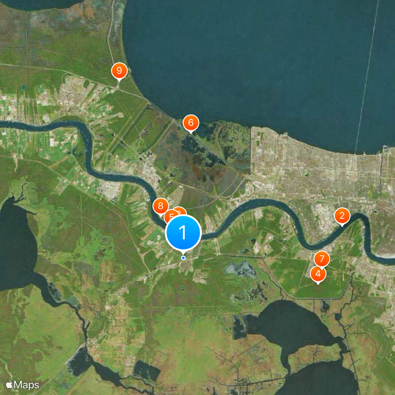 Parrocchia di Saint Charles Mappa