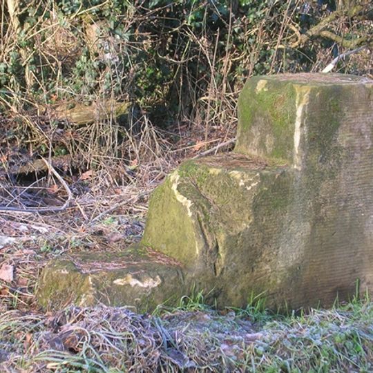 Milestone, opp Villa Farm entrance
