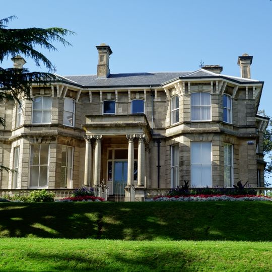 Beechwood House, attached forecourt wall and attached coach-house range