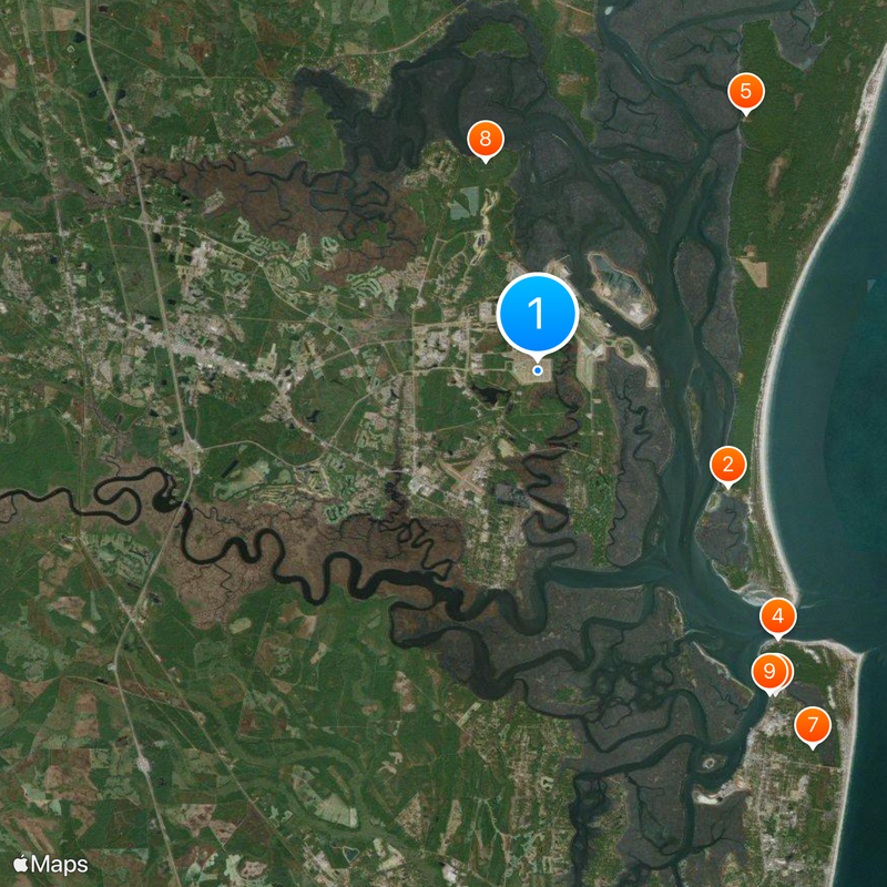 Naval Submarine Base Kings Bay Map