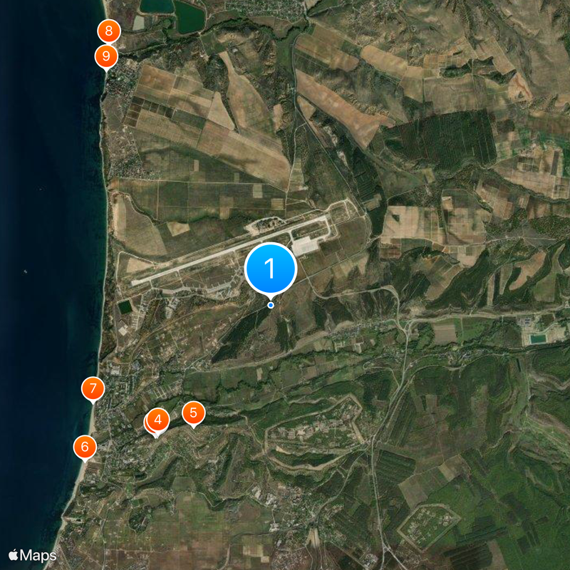 Sevastopol International Airport Map