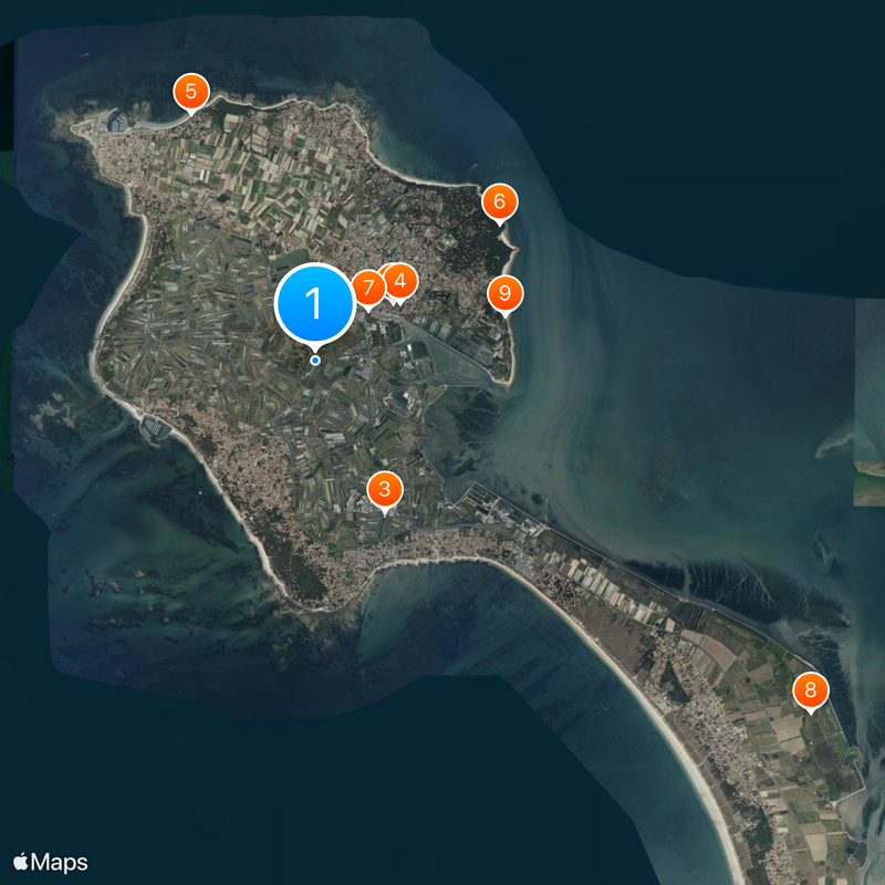 Isla de Noirmoutier Mapa