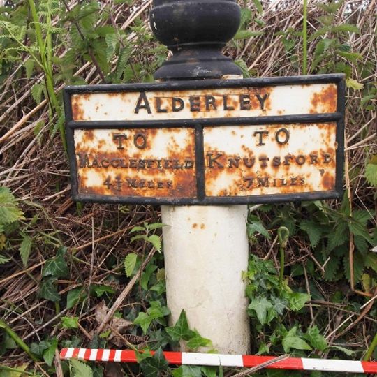Milepost 330 Metres East Of Road Junction At Monk's Heath