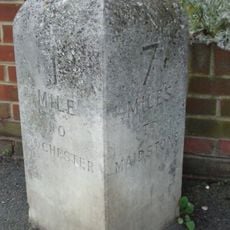 Milestone, Maidstone Road, S of Priestsfields, by St John Fisher Catholic Church