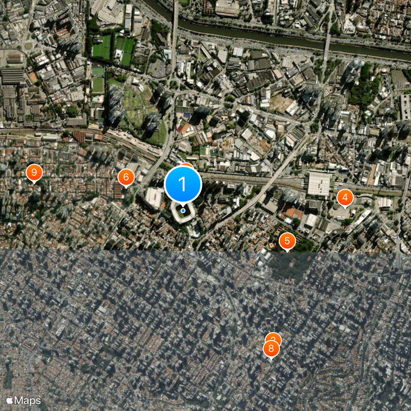 Estádio Palestra Itália Map