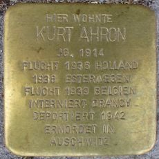 Stolperstein dedicated to Kurt Ahron
